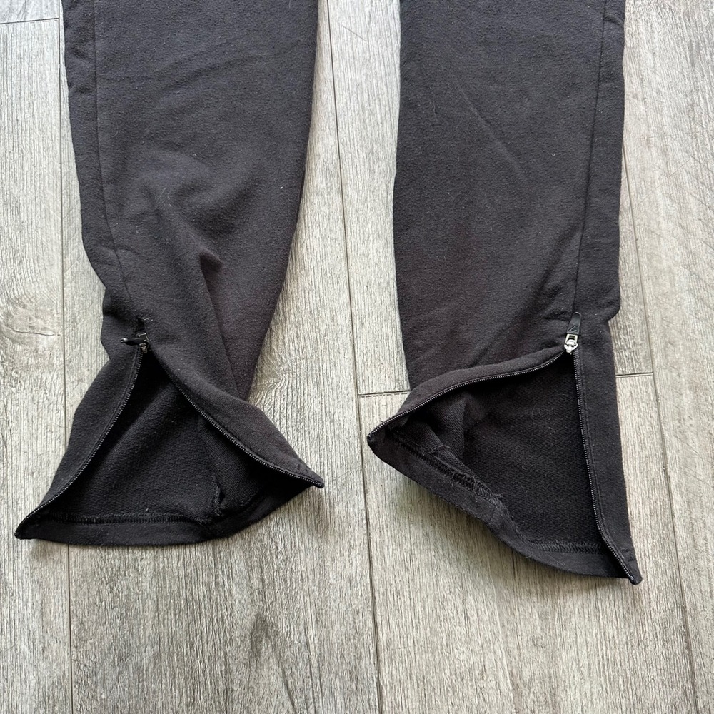 Gymshark Black Joggers Sweatpants Size M womens zip ankles and pockets - Picture 4 of 7